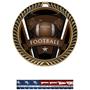 GOLD MEDAL/PATRIOT FOOTBALL NECK RIBBON