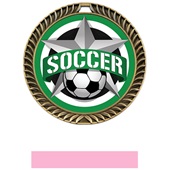 Hasty 2.5" Crest Medal Soccer All-Star Insert