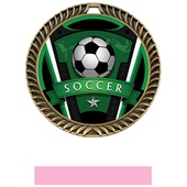 Hasty Crest Medal Soccer Varsity Insert