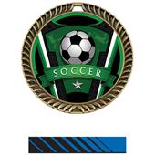 Hasty Crest Medal Soccer Varsity Insert