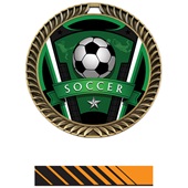 Hasty Crest Medal Soccer Varsity Insert