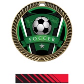 Hasty Crest Medal Soccer Varsity Insert