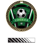 Hasty Crest Medal Soccer Varsity Insert