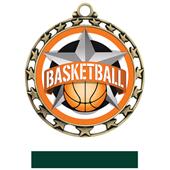 Hasty Award Basketball All-Star Insert Medal Hasty Award Basketball All-Star Insert Medal