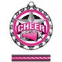 SILVER MEDAL/VICTORY PINK NECK RIBBON