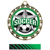 Hasty Super Star Medal Soccer All-Star Insert