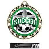 Hasty Super Star Medal Soccer All-Star Insert