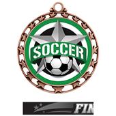 Hasty Super Star Medal Soccer All-Star Insert