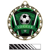 Hasty Super Star Medal Soccer Varsity Insert