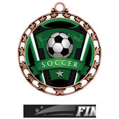 Hasty Super Star Medal Soccer Varsity Insert