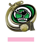 Hasty 3" Action Medal Spectrum Soccer Insert