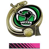 Hasty 3" Action Medal Spectrum Soccer Insert Hasty 3" Action Medal Spectrum Soccer Insert
