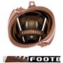 BRONZE MEDAL/PRIME FOOTBALL NECK RIBBON