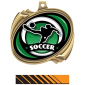 Hasty 2.5" Hurricane Medal Spectrum Soccer Insert