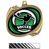 Hasty 2.5" Hurricane Medal Spectrum Soccer Insert