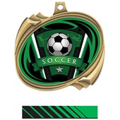 Hasty Hurricane Medal Soccer Varsity Insert