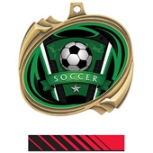 Hasty Hurricane Medal Soccer Varsity Insert