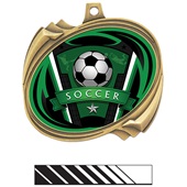 Hasty Hurricane Medal Soccer Varsity Insert