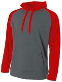 A4 Adult/Youth Color Block Tech Fleece Hoodie CO A4 Adult/Youth Color Block Tech Fleece Hoodie CO