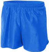 A4 Adult Woven Polyester 4" Track Shorts With Liner No Pockets