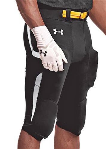 Black under armour football pants best sale