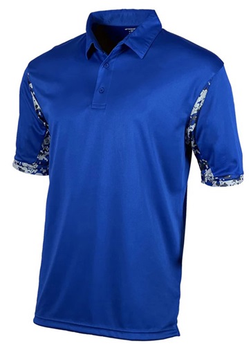 Tonix Men's Leader Digi Camo Polyester Polo Shirt 1530. Printing is available for this item.
