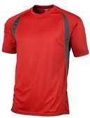Tonix Adult Achiever Warm-Up Polyester Tee 1545 SCARLET/GRAPHITE Primary