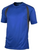 Tonix Adult Achiever Warm-Up Polyester Tee 1545 ROYAL/GRAPHITE Primary