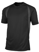 Tonix Adult Achiever Warm-Up Polyester Tee 1545 BLACK/GRAPHITE Primary