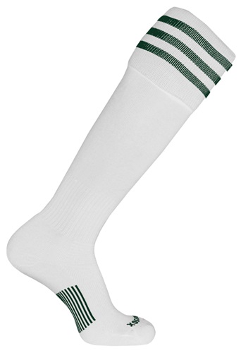 WHITE/FOREST STRIPES