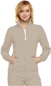 Infinity Womens Zip Front Scrub Jacket
