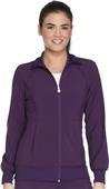 Infinity Womens Zip Front Scrub Jacket