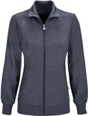 Infinity Womens Zip Front Scrub Jacket