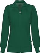 Infinity Womens Zip Front Scrub Jacket