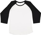 LAT Sportswear Ladies 3/4 Sleeve Baseball Tee