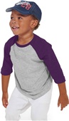 LAT Sportswear Toddler 3/4 Sleeve Baseball Tee