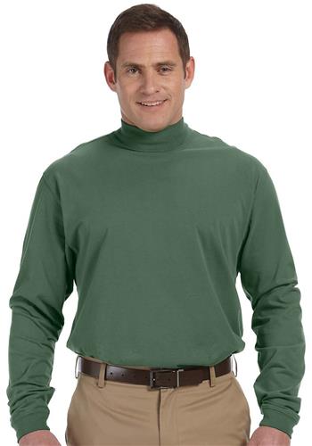 8YARDS Men’s MockNeck 3G Men's Carefree Unshrinkable Mockneck Shirt