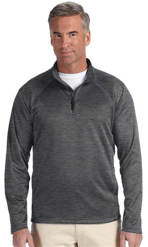 Devon & Jones Mens Stretch Tech-Shell 1/4 Jacket. Decorated in seven days or less.