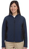 Devon & Jones Ladies Soft Shell Colorblock Jacket