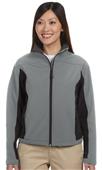 Devon & Jones Ladies Soft Shell Colorblock Jacket