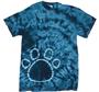 Dyenomite Pawprints Paw Tie Dye T-Shirts - Cheerleading Equipment and Gear