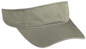 OC Sports Adjustable Garment Washed Twill Visors GWTV-100