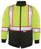 Game Sportswear The HI-Viz Quilted Jacket 1275