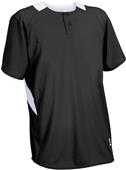 Russell Youth 2-Button Short Sleeve Baseball Jersey