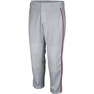 MAJESTIC Pro-Style Adult Double Knee Baseball/Softball Pants Gray & White New! 