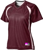 Baw Ladies Fan Jersey MAROON/WHITE Primary