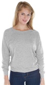 Royal Apparel Womens Triblend L/S Raglan Pullover TRI ASH Primary