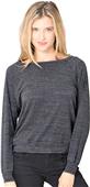 Royal Apparel Womens Triblend L/S Raglan Pullover