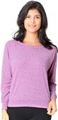 Royal Apparel Womens Triblend L/S Raglan Pullover