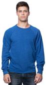 Royal Apparel Unisex Triblend Fleece Raglan Crew Sweatshirt 25059